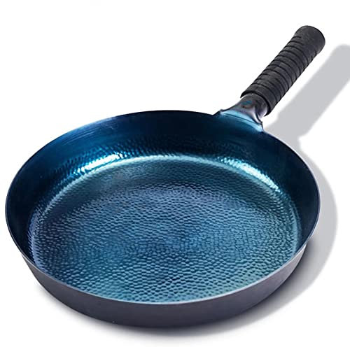 BAILR Pentola Inossidabile, Multifunzione e Antiaderente Wok Cinese Padella, Wok Cinese per Fornelli a Gas e Ad Induzione Pentole (A 30cm)