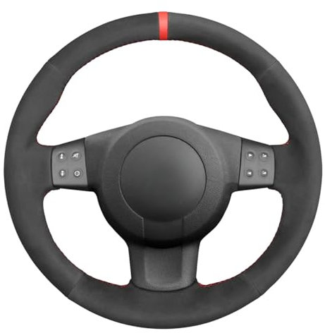 MEWANT Lenkradbezug für Seat Leon (Mk2) 2006-2008 Ibiza (6L) 2007 per Hand Nähen Lenkradschoner