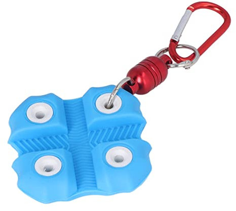 Gedourain Quadratische Pfeilabzieher, magnetische Schnalle, blau, in mehreren Größen anwendbar, weicher Silikon-Zielentferner zum Schießen