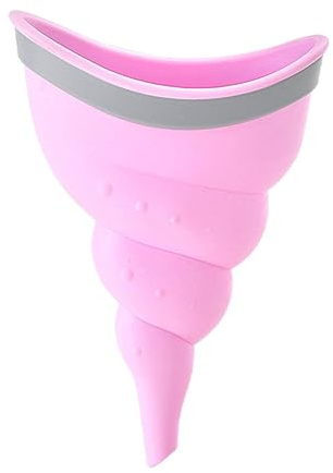 Urinella pour femme - Urinoir en silicone - Entonnoir portable - Pour femme - Debout à - Réutilisable - Pour les activités en plein air, le camping