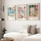 Matisse Print SET de 3 affiches Le paysage de la fenêtre ouverte à Collioure Peinture d'art mural Salon Couloir Décoration murale19.6x 27.5(50x70cm) x3 Sans cadre