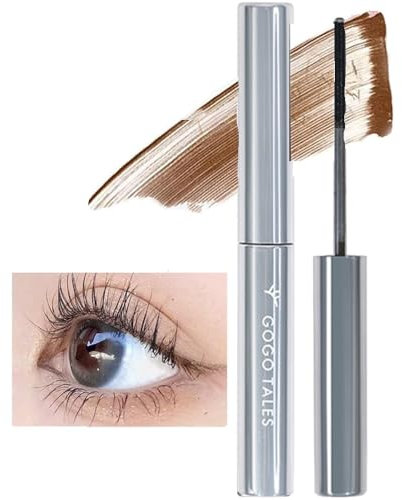 Washable Metal Rod 3D Skinny Curling Iron Wand Waterproof Tubing Mascara Volume and Length, Long Lasting Smudge-Proof Non Clumping Lengthening Fiber Lash Makeup