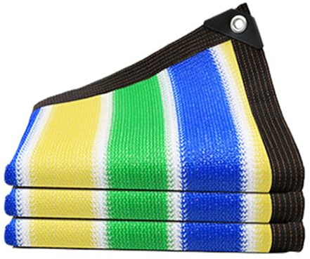 Filet d'ombrage de jardin – Bâche en maille avec œillets pour couverture de plantes, serre, terrasse, tomates, poulailler, niche de grange, 3 x 4 m