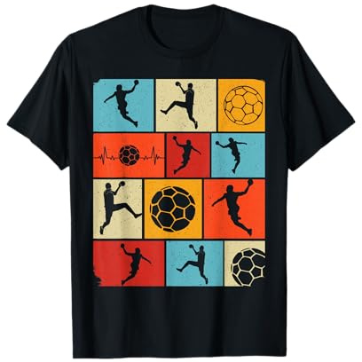 Hand Handball Joueur Handballeur France Enfant garçon Retro T-Shirt