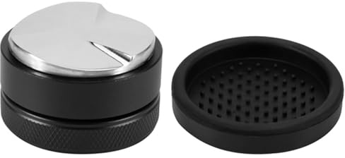 Distributore del Caffè 58 mm, Livellatore per Caffè, Distributore Espresso, Profondità Regolabile, Acciaio Inossidabile 304, Ideale per una Estrazione Espresso Uniforme