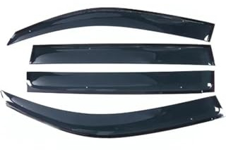 SFDSG Auto Windabweiser Windabweiser Für VW Für Golf 4 Für Mk4 1J 1999-2002 2003 Regenschutz Lüftungsblende Markise Rauchabweiser Schutzabdeckung Zubehör Vordere Windabweiser(Transparent)