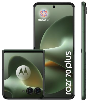 Motorola razr 70 Plus (Flip-Phone, 6,90/4,0-FHD+, 50-MP-Kamera, 12/512 GB, 4500 mAh, Android 16) Pantone Mountain View