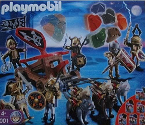 PLAYMOBIL 5001 Ritter Wolf mit Ausrüstung Katapult Kraft