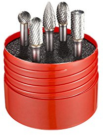 Dormer Rotary Burr Set, Set of 5