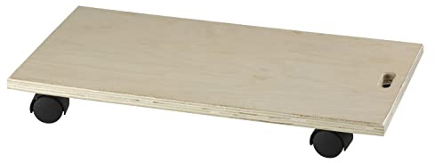 Dörner + Helmer Transportroller Vario-Soft, 500mm x 250mm x 70mm, 80kg Tragkraft, TPE-Rollen, für Kisten und Möbel