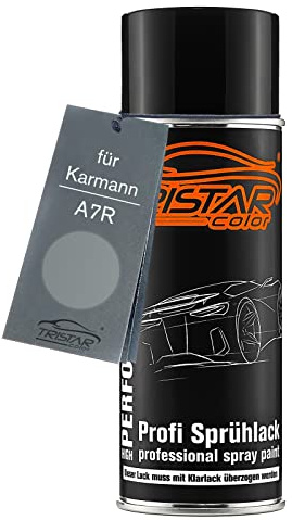 TRISTARcolor Autolack Spraydose für Karmann A7R Silver Bird Metallic Basislack Sprühdose 400ml