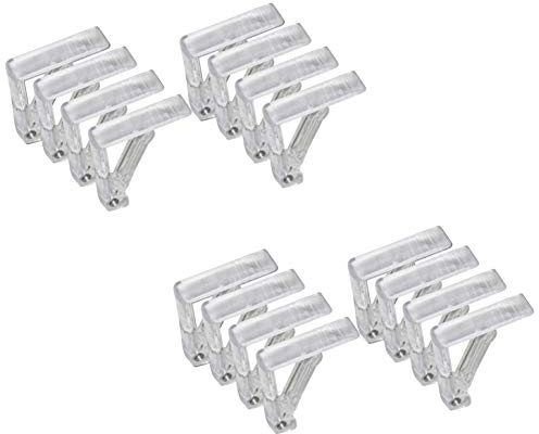 all-around24 16 Stück Tischtuchklammern, Tischdeckenklammer Tischtuchhalter Tischdecke Clips Tischtuch-Clip Tischdeckenbeschwerer