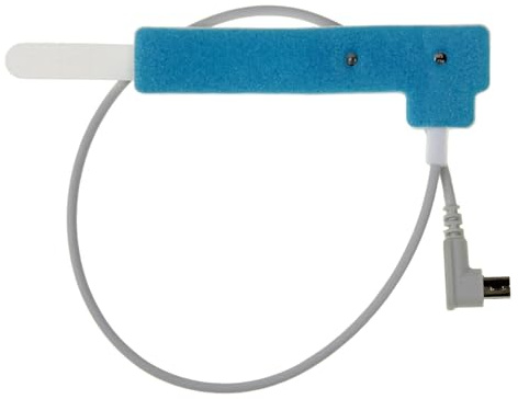 Pulox Fingersensor mit Klett für PO-400, PO-600 & SAS-500 | Externer Sensor für Kinder und Erwachsene, kompatibel mit PO-400 bis April 2021 sowie PO-600 und SAS-500