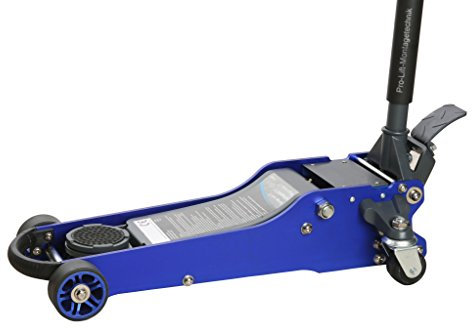 Pro-Lift-Werkzeuge Aluminium-Stahl-Wagenheber 2t Rangierwagenheber Alu KFZ-Heber flach Doppelkolben 2 t professionell hydraulischer floor jack 2000kg Werkstatt