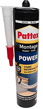 Pattex Montagekleber Power (für Ca. 10m Leisten)