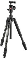 Manfrotto Befree Advanced Camo, Kit Treppiede Adavnced Travel, con Testa a Sfera con Controlli Ergonomici, Chiusure Twist Lock, Treppiede Fotografico, Cavalletto per Videocamera e Fotocamera, Verde