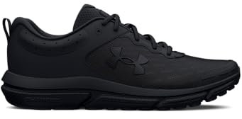 Under Armour UA Charged Assert 10, Sneaker, herr, Black/Black/Black, 44.5 EU