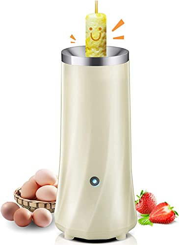 EdirFtra Electric vertical egg cooker, sausage omelet machine, fast hand, automatic, non stick coating, simple omelet, cooker, nutrition, breakfast making, 21 * 9CM,B
