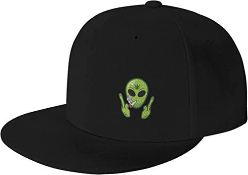 Fuck You Alien Casquette de baseball unisexe réglable Hip Hop Uni Dad Bill à bord plat pour homme et femme, couleur photo, taille unique