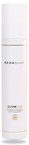 REZA SHARI® Glowline Wonder Powder - Trockenshampoo mit Volumeneffekt, Frische-Kick und fruchtigem Duft, für alle Haartypen - Rückstandsfreies Haarpflegepulver, 200ml