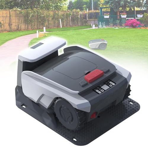 Eastnmythet Robotic Lawnmower for Garden up to 1500m², Parallel Tracks Fully Automatic Robot Lawn Mower with Charging Station & APP Control,110V