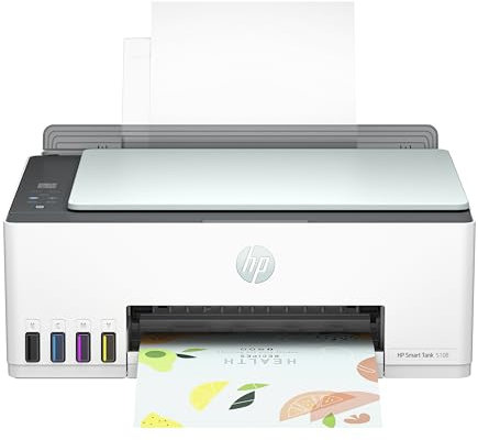 HP Smart Tank 5108 3-in-1 Multifunktionsdrucker (WLAN; Mobiles Drucken) – 3 Jahre Tinte inklusive, 3 Jahre Garantie, großer Tintentank, hohe Reichweite, Drucken in hoher Qualität
