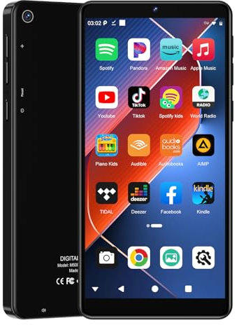 5,5 Lecteur MP3 avec Caméra 13MP,80GB Lecteur MP3 avec Bluetooth et Wi-FI,Lecteur MP4 avec Spotify,Lecteur à écran Tactile avec Appareil Photo,Amazon Music,Audible,Deezer et Play Store