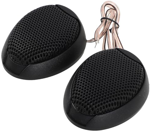 POPETPOP 1 Paire de Tweeters à Dôme pour Voiture, Haut-Parleurs Stéréo de Composants Audio, Accessoires pour Tweeter de Véhicule, Klaxon Automobile, Aigus Précis, Compatible Système Audio