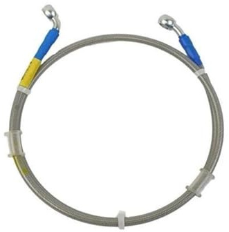 Stahlflex-Bremsleitung für Motorräder, Hydraulik-Gaszug, 400 bis 2400 mm, Metallbremsleitung
