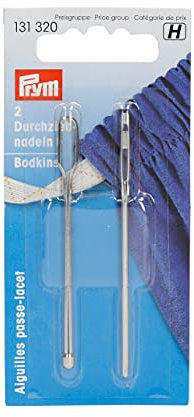 Prym Agujas De Empuje, Stainless Steel, Multicolor, 2 Unidades, 2