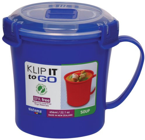 Sistema Taza de sopa para microondas, color verde
