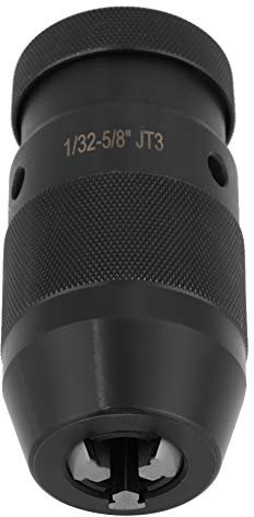 Keyless Lathe Drill Chuck, Chuck Arbor Set Keyless Drill Chuck MT2-JT3 Arbor for Drill Machines for Lathes