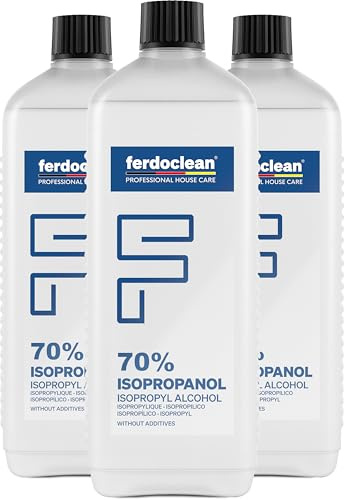 3000ml Isopropanol 70% Lösungsmittel Isopropylalkohol 70 Reiniger für Haushalt | Nagelcleaner | Lackreiniger | IPA 3L 2-Propanol | Fettentferner