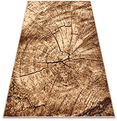 Matta BCF Morad PIEN Träd trä - beige 240x340 cm