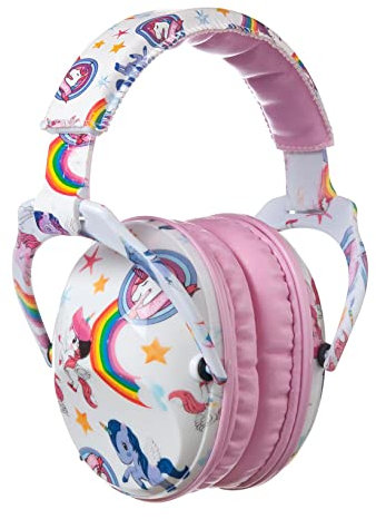 PROTEAR SNR - Orejeras de protección auditiva para niños, 28 dB, protectores auditivos ideales para sensibilidad al ruido, niños bajo fuegos artificiales, viajes, eventos deportivos y entornos