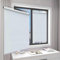 Tende A Rullo Con Sistema A Molla, Tende Avvolgibile Retrattili, 40x150cm 65x150cm 105x150cm, Parasole Temporanee Portatili, Tende Isolate Senza Foratura, Persiane Oscurante,White-60x150cm/24x59in