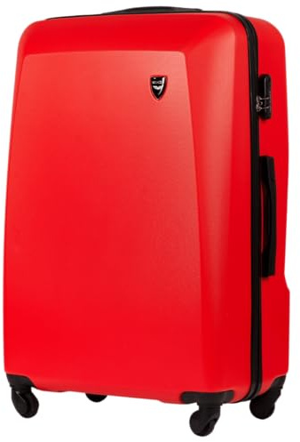 Wings Koffer Hartschale - 76 x 50 x 27 cm Groß Reisekoffer & Trolleys - Ultraleicht Rollkoffer mit Rollen - Koffer Trolley Handgepäck - Hartschalenkoffer Mit Schloss - Trolley Klein für Flugzeug