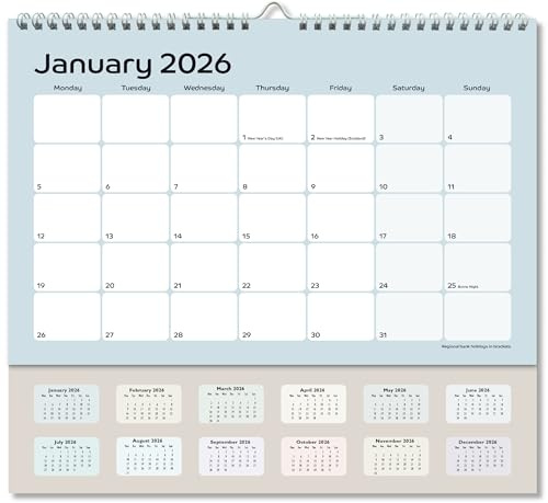 2026 Calendar Uk - Calendar 2026 UK. A4 One Month to View. Wall Calendar by Absolutely Yours.
