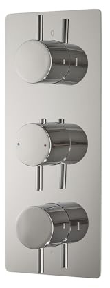 MILANO 2 Outlet Triple Thermostatic Concealed Mixer Shower Valve Chrome
