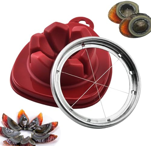 Taglia-uova in acciaio inox, tritatutto per insalata di uova, utensile da cucina con base antiscivolo, per colazione, feste, snack e preparazione del cibo