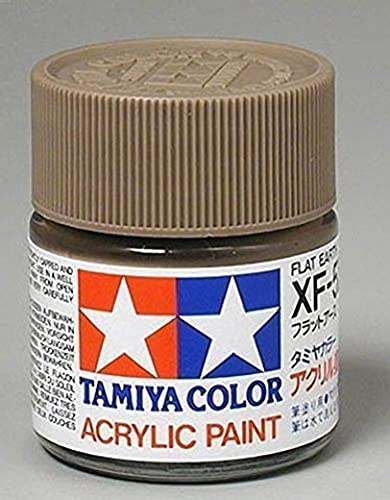 Tamiya 81352 Acrylfarbe Erde (matt) XF-52 Glasbehaelter 23ml, Xf-52 Erde Matt