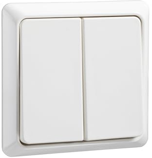 Elso Serienschalter 5 10 A Steckklemme KPL, reinweiß, 241504