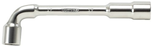 KS Tools - 517.0415 - Clé à pipe débouchée - 15 mm - 6 pans - Finition chromée - Chrome vanadium