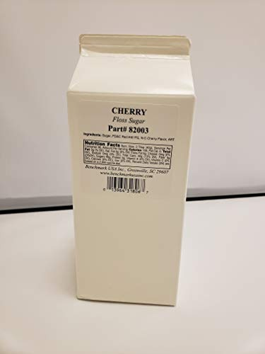 Benchmark USA 82003 Cotton Candy Floss, 3.25 lb., Red Cherry