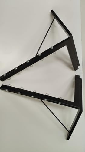 ABITENDER TENDEDERO Plegable Ajustable DE Pared Negro 5 Cuerdas