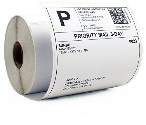 Buhbo Compatible DYMO LabelWriter 4XL Shipping Label 1744907, 4 x 6 inch