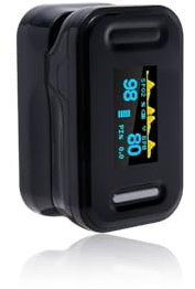 Pulse Oximeter UK| CE 0123 Certified| OLED Display| Fingertip Oxygen Saturation Level Monitor for All Age Group| Accurate Fast Result & Easy Reading| Portable Instant Measurement