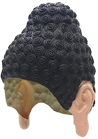 Altsuceser Buddha Swim Cap, Latex, Schwarz, Badekappe für Erwachsene, Jugendliche, Unisex