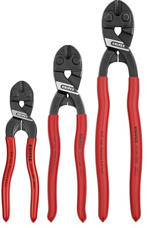 KNIPEX Tools 00 20 05 US2 3 Pc Cobolt® Compact Bolt Cutter Set