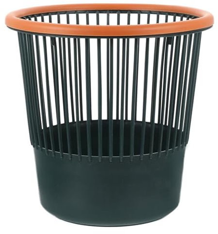 NYMFEA yaoqijie Trash Can Basket Garbage Waste Rubbish Bin Container Office Kitchen Bathroom Basketball Storage Wastebasket Bins Bedroom Paper lasting (Color : Green)
